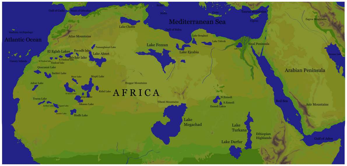 r/mapmaking - updated version of my map of the african humid period r/mapmaking - updated version of my map of the african humid period