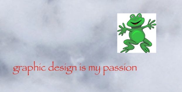 Meme that says "Graphic Design is my Passion" that is clearly very ugly graphic design