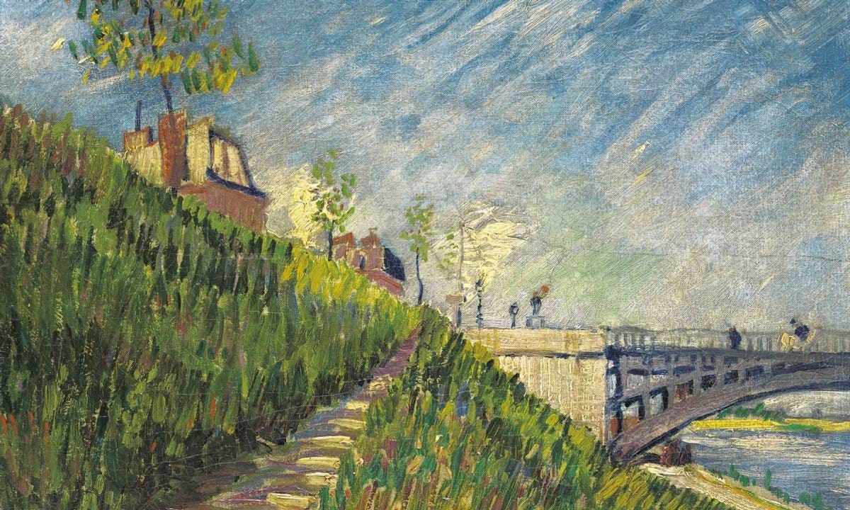 Van Gogh paints by the River Seine, a stepping stone to Provence