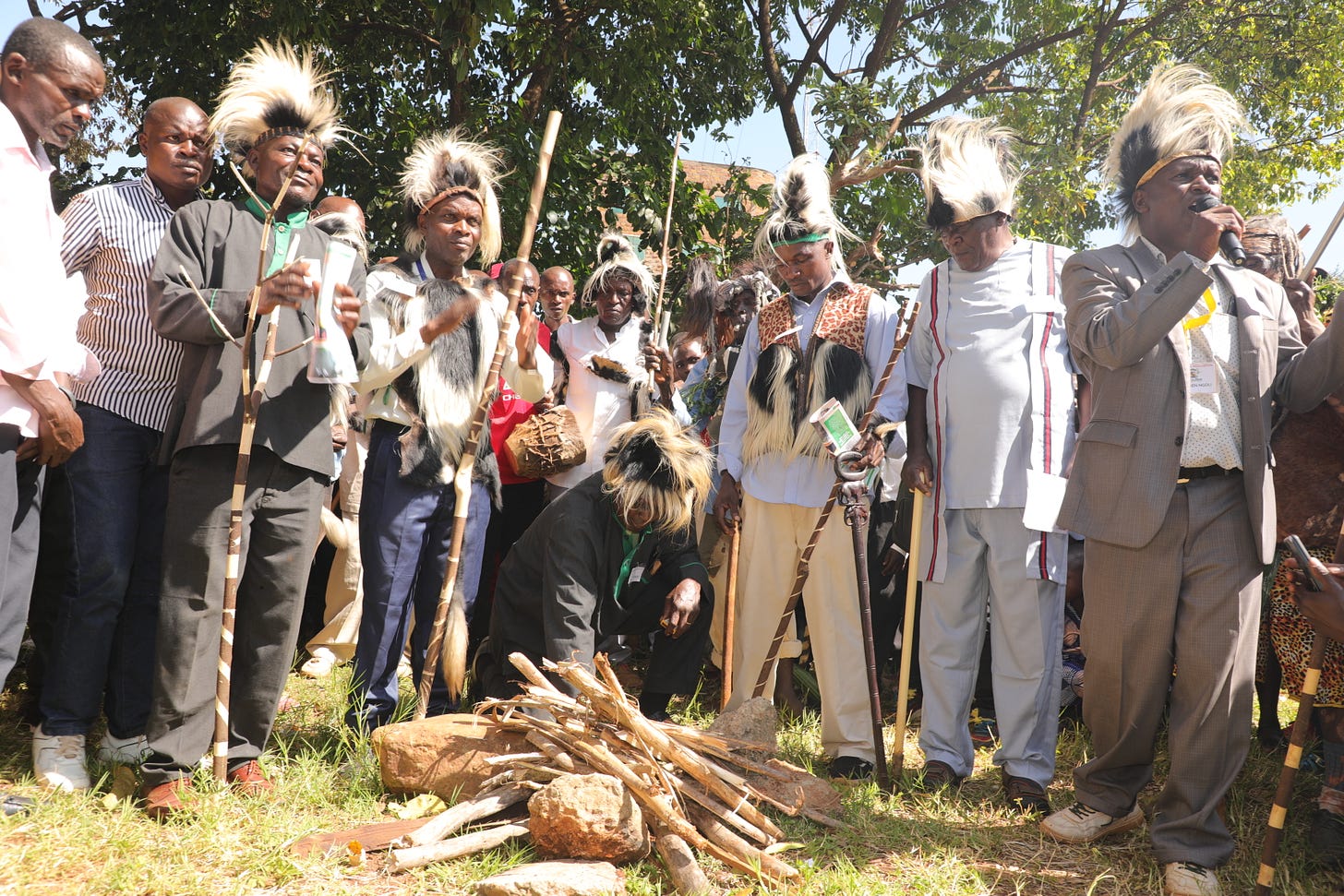 Elders Open the Maragoli Cultural Festival 2023 Photo by Linet Kivaya for Mulembe Online