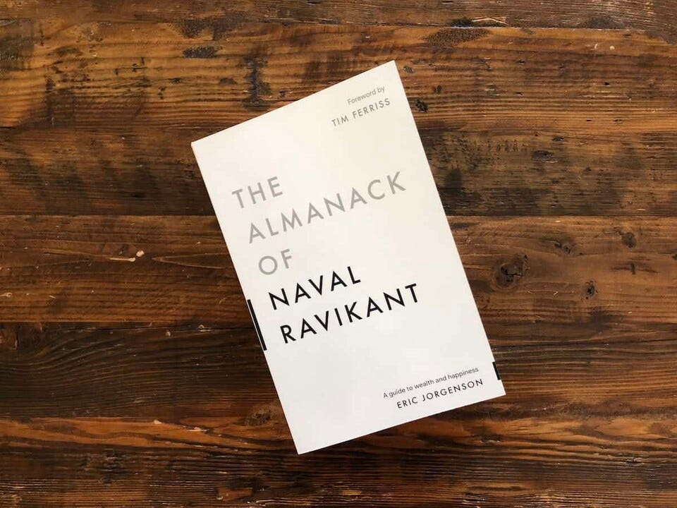 Book review: The Almanack of Naval Ravikant
