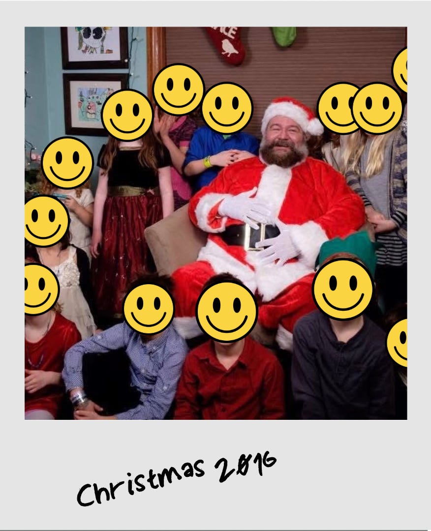 The author as Santa, part deux! The author as Santa, part deux!