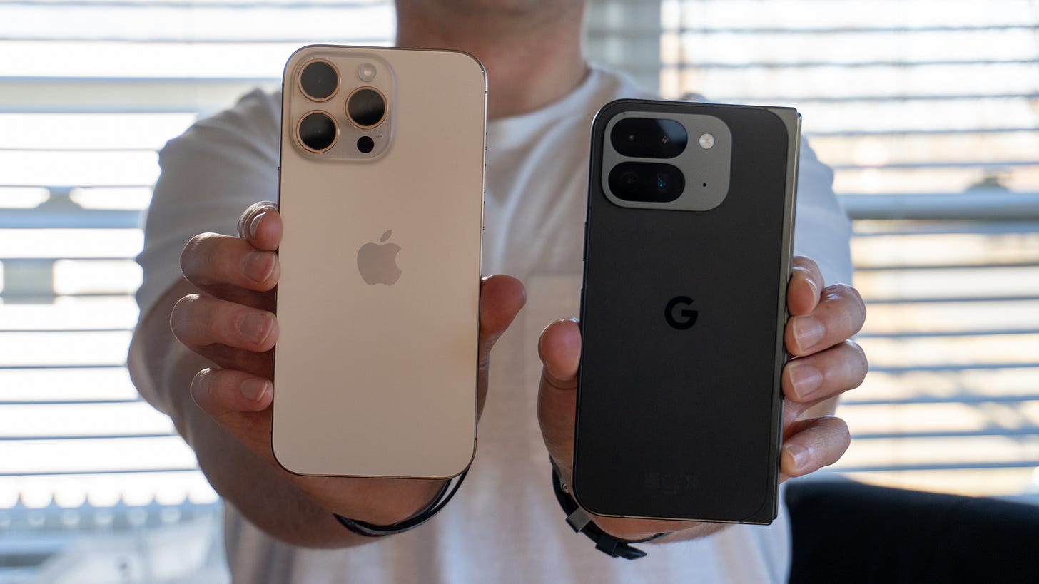 iPhone 16 Pro Max and Pixel 9 Pro Fold are Best phones 2024