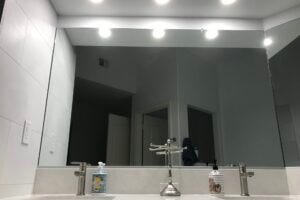 bathroom vanity mirror