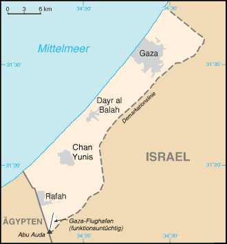 File:Gazastreifen Karte.png