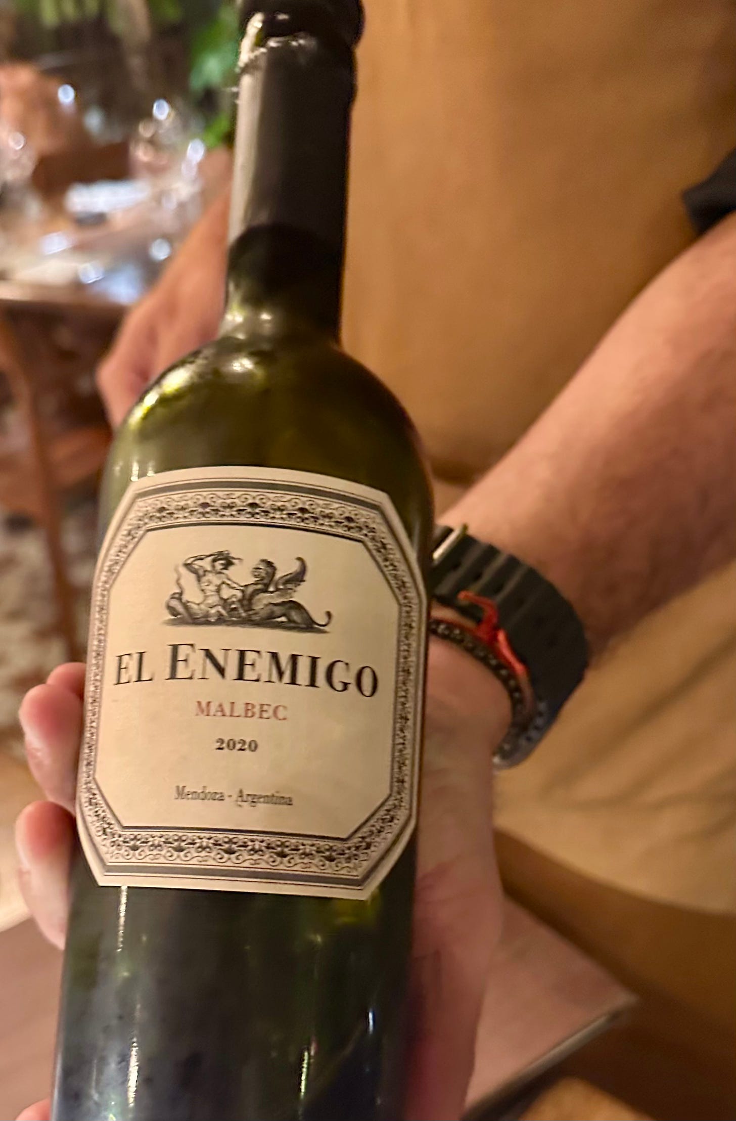 Enimigo wine by Alejandro Vigil