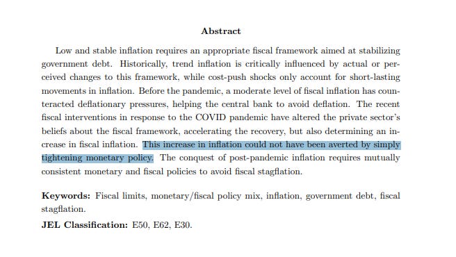 La FED admet douloureusement que seule la politique monétaire ne suffira pas pour faire face à l'inflation