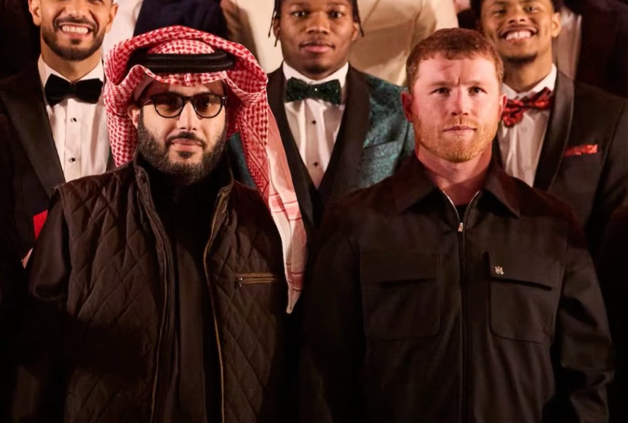 Turki Alalshikh and Canelo Alvarez