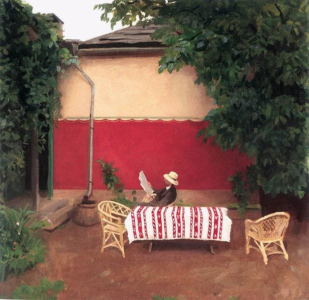 File:Ferenczy, Károly - Red Wall (1910).jpg