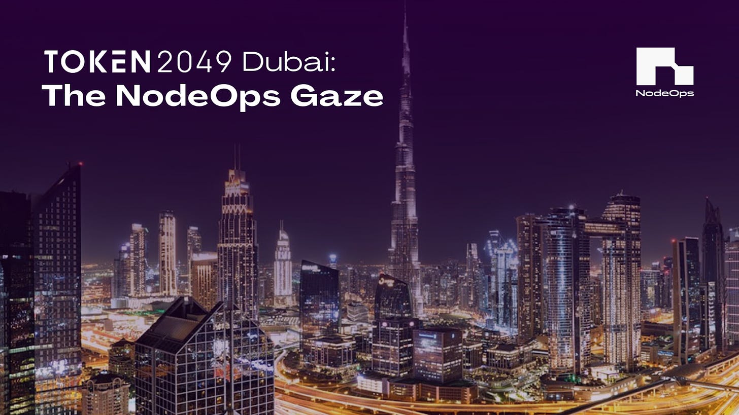 NodeOps at Token2049 Dubai