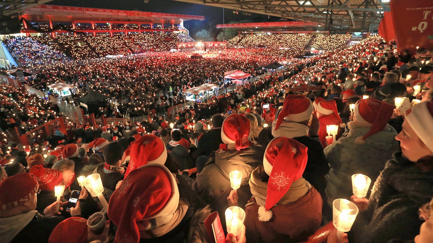 Union Berlin mark festive season with Christmas carol tradition ...