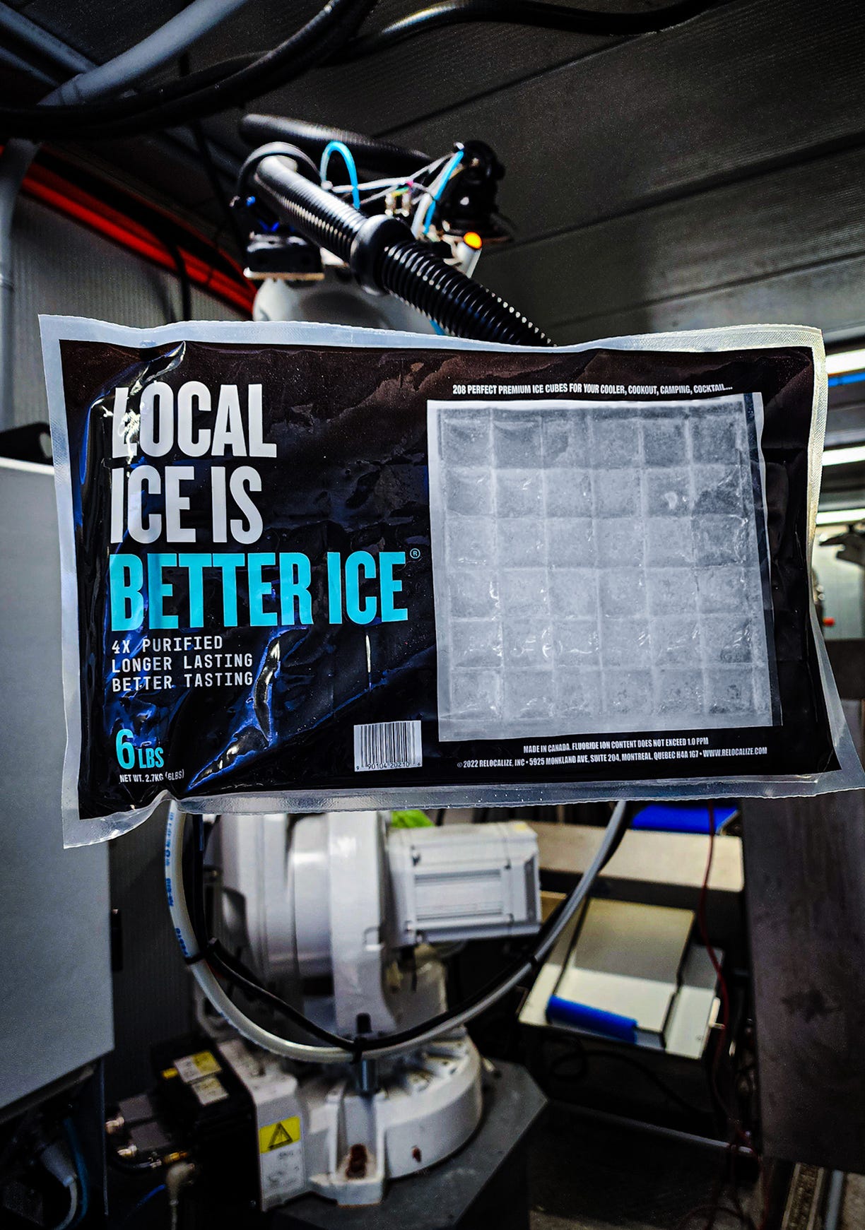 Autonomous ice production by robots