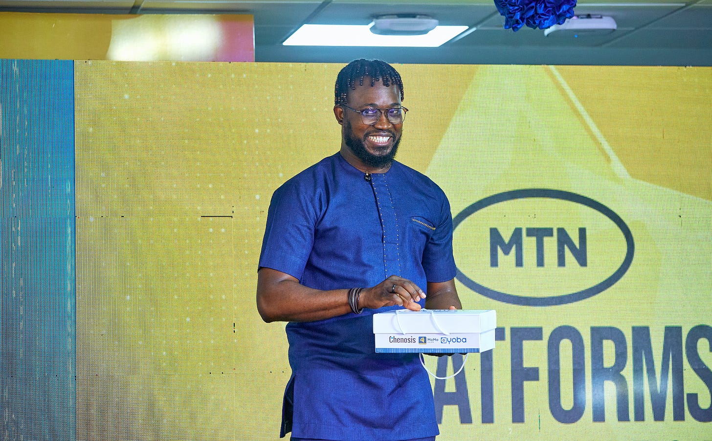 Emmanuel Agbeko Gamor, MTN Platforms Accelerator myMTN, MoMo, Ayoba, Chenosis apps, December 2023