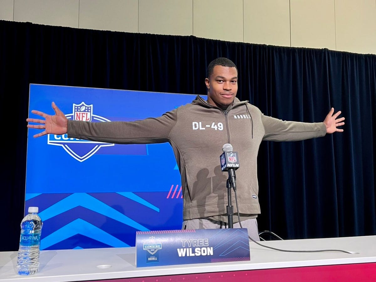 NFL Combine: Texas Tech DE Tyree Wilson Q&A - Visit NFL Draft on Sports  Illustrated, the latest news coverage, with rankings for NFL Draft  prospects, College Football, Dynasty and Devy Fantasy Football.