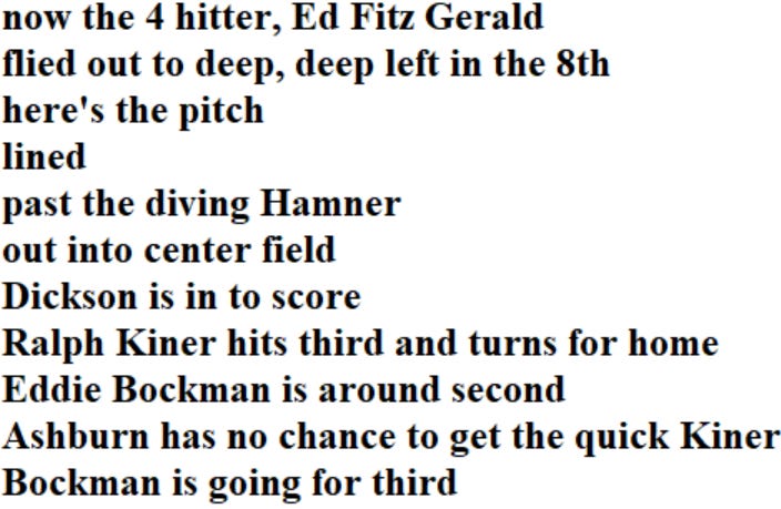 Diamond Mind Baseball Play By Play