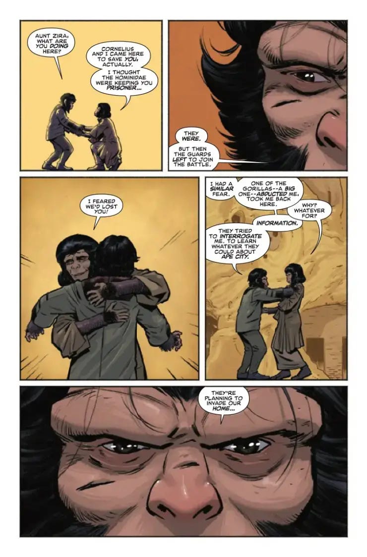 Marvel Preview: Beware the Planet of the Apes #4