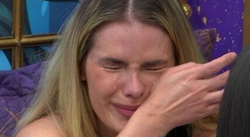 BBB 24: Yasmin Brunet chora por estar no paredão: "odiada por todo mundo"