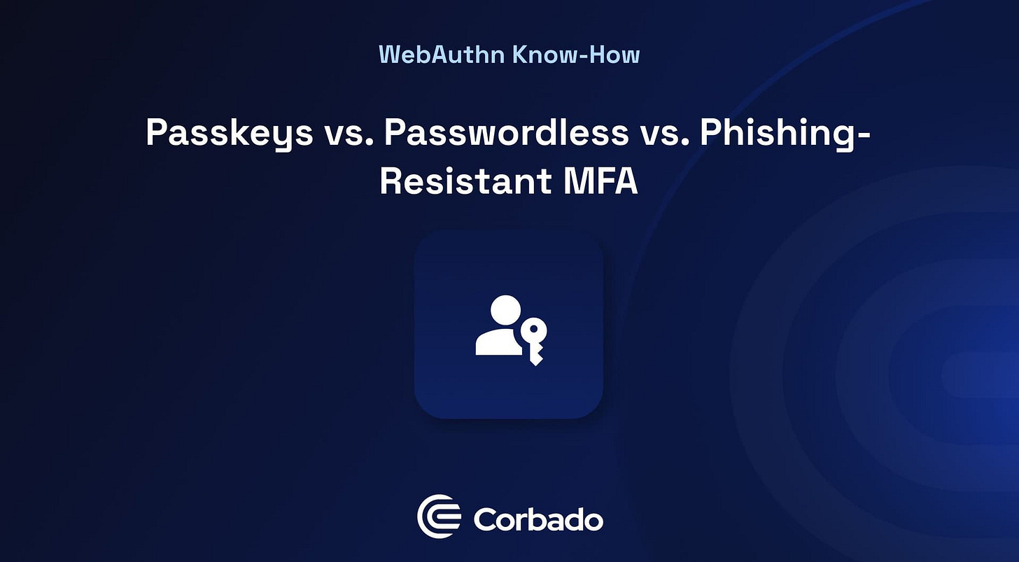 passkeys passwordless phishing-resistant mfa