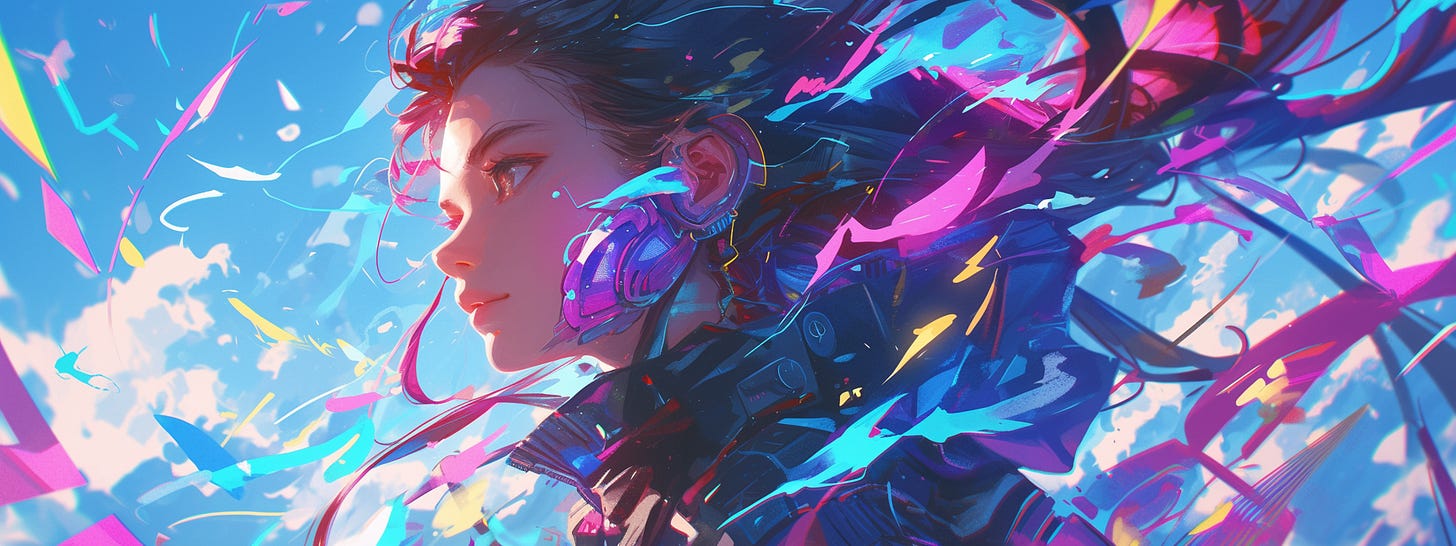 Girl listening to Music