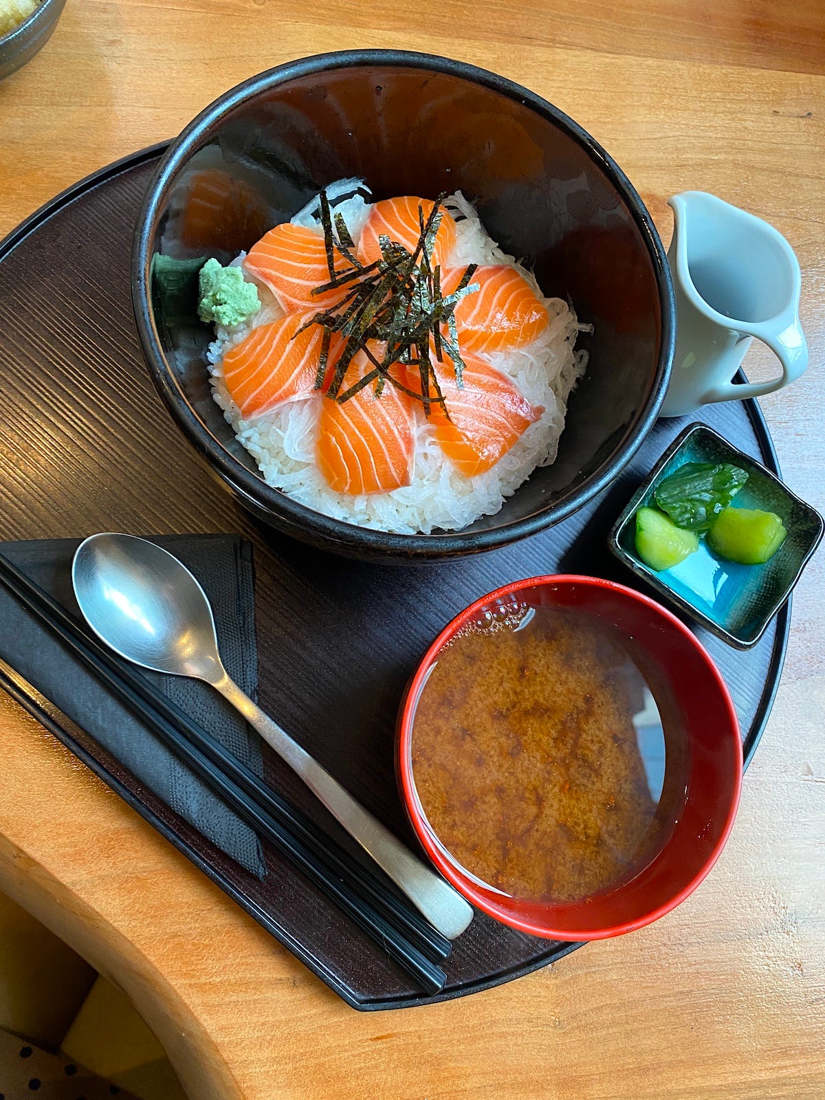 salmon donburi from yuzu manchester