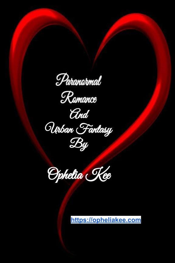 Paranormal romance and Urban fantasy by Ophelia Ke Dark Heart end Card