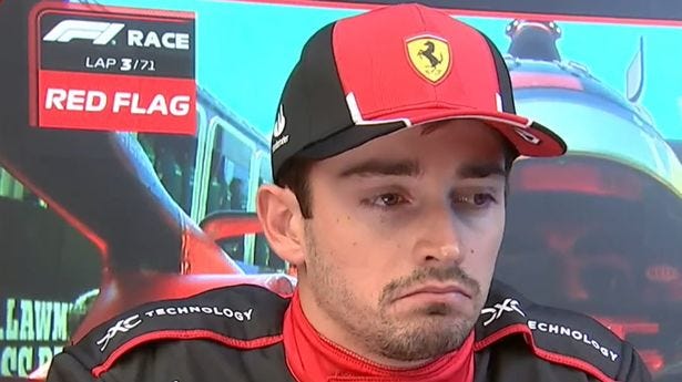 Charles Leclerc explains Brazil GP crash before F1 race began after  emotional radio cry - Mirror Online