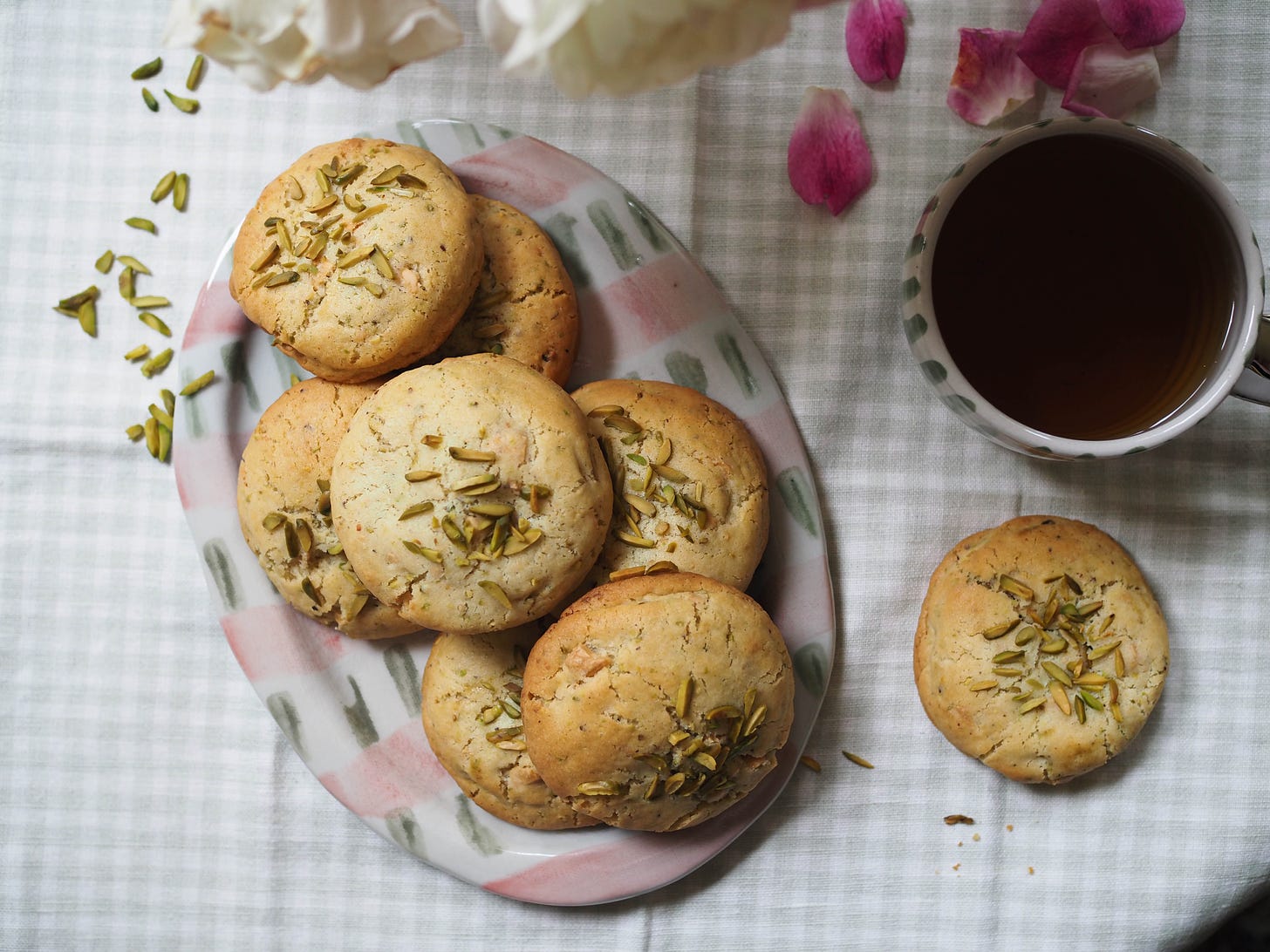 Pistachio Filled Cookies