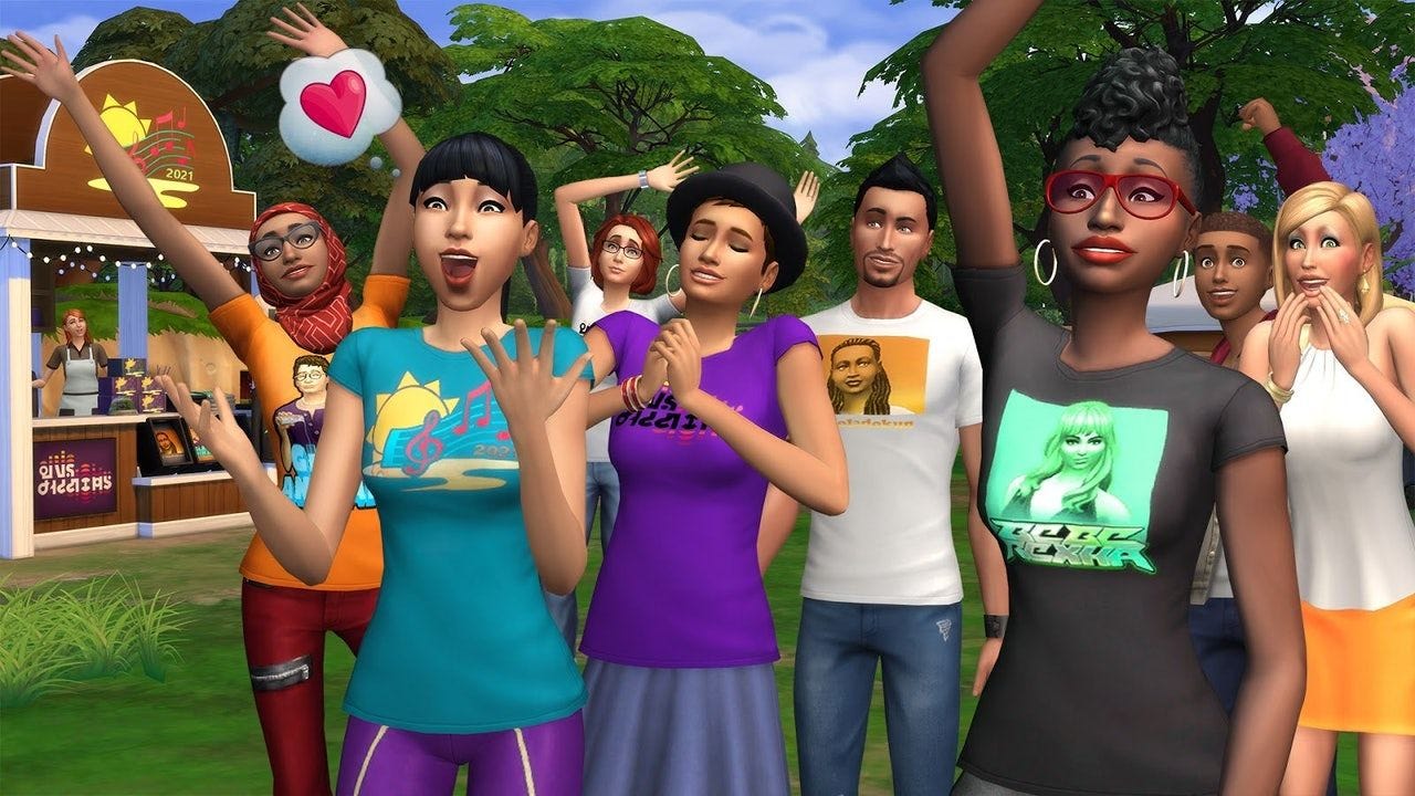 Rock out at The Sims virtual music festival