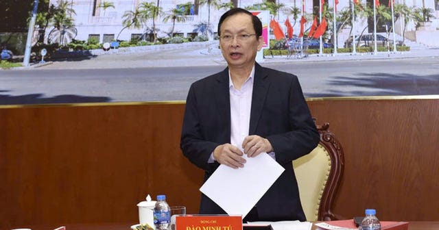 Phó Thống đốc Thường trực NHNN Đào Minh Tú phát biểu tại cuộc họp
