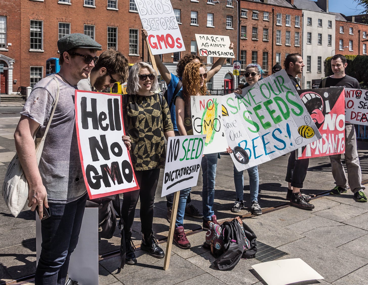 GMO Protest in Dublin, Ireland