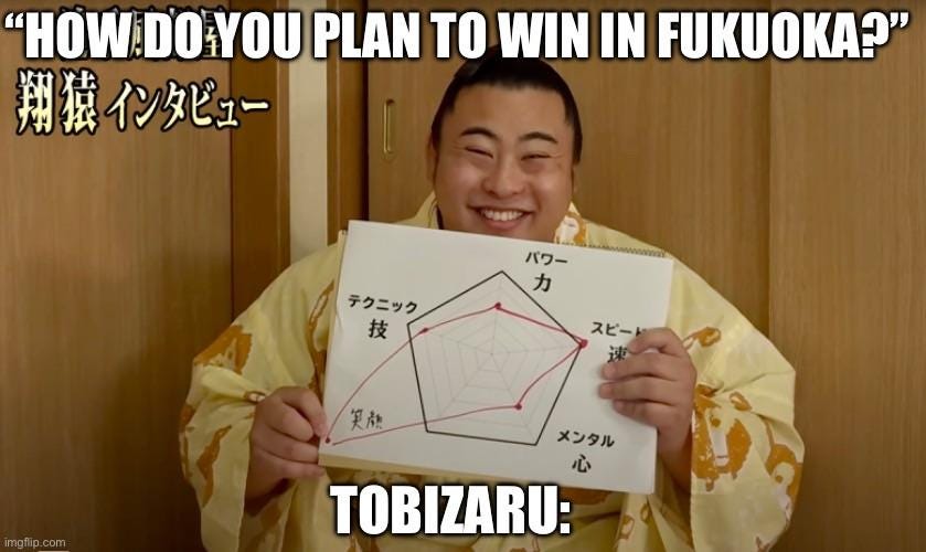 r/SumoMemes - The Agent of Chaos is getting ready to confuse, amuse, and bamboozle at Kyushu. His plan is flawless…
