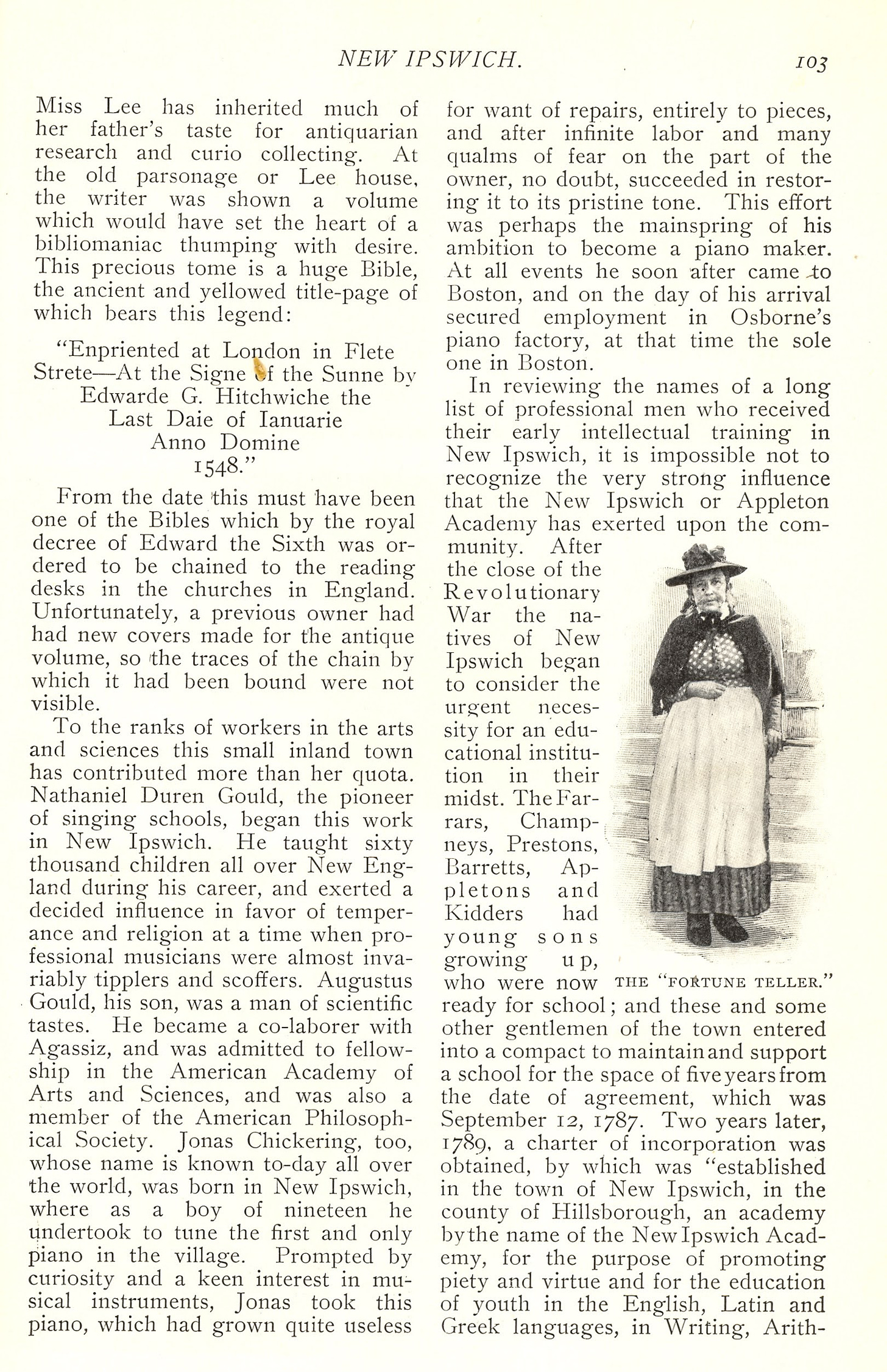 New England Magazine, March 1900, page 103