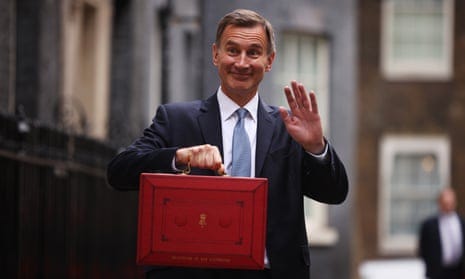 Jeremy Hunt is helping rich instead of helping people into work, says  thinktank | Budget 2023 | The Guardian