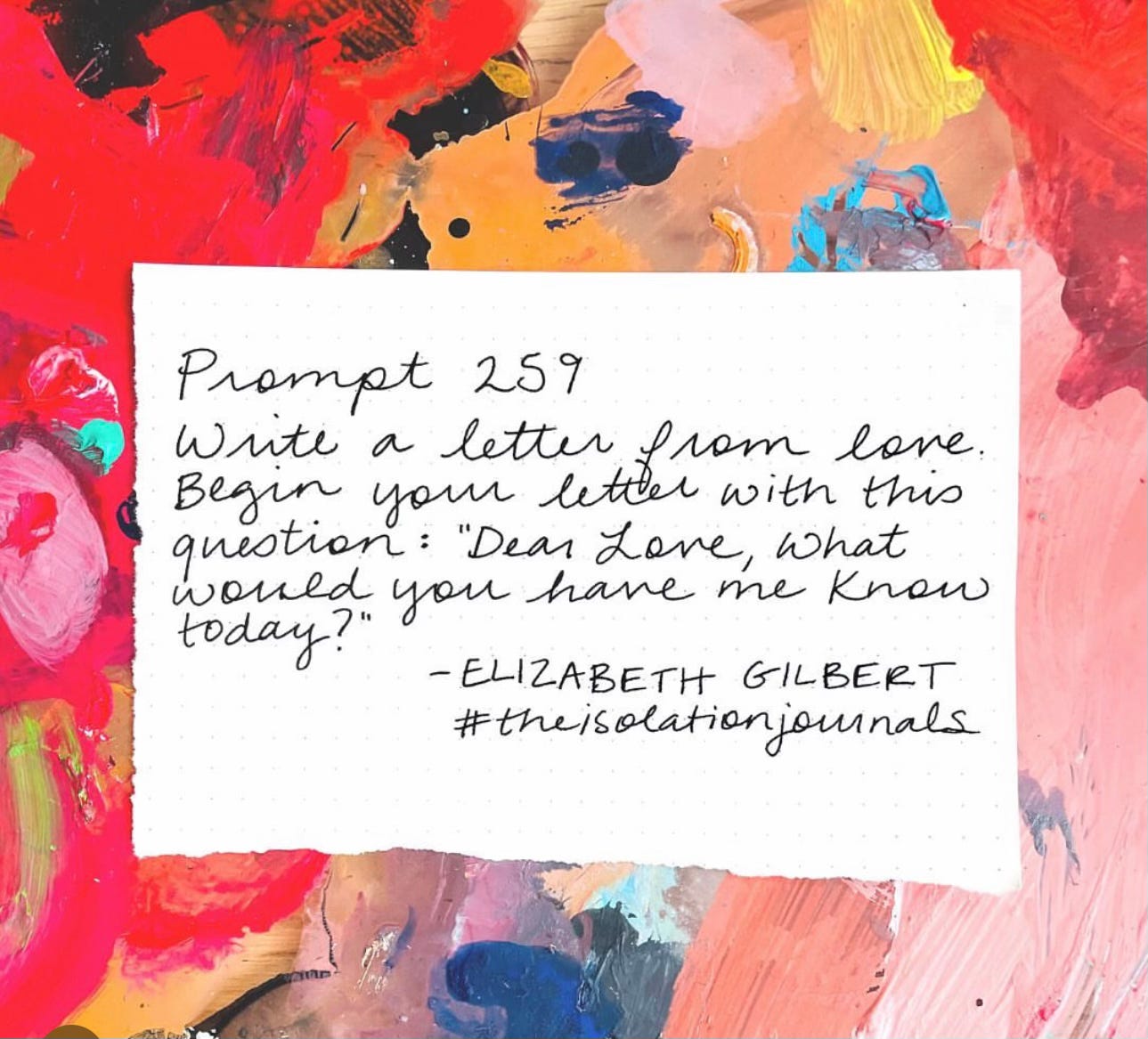 Elizabeth Gilbert Love Letter