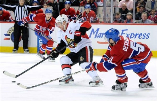 senators beat canadians in stanley cup playoffs 2015