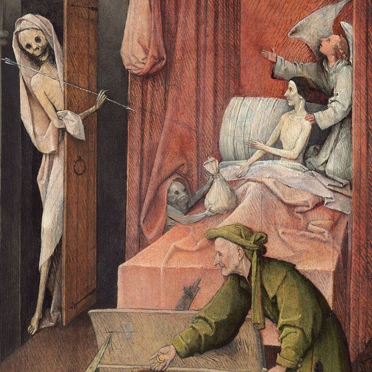 This may contain: an image of a painting with people in it