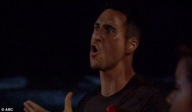 josh yell about amanda on bachelor in paradise