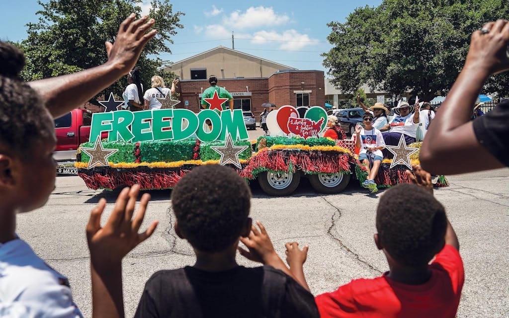 Juneteenth celebration in Galveston in 2021.