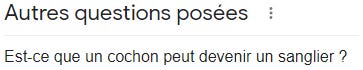 Est-ce que un cochon peut devenir un sanglier ?