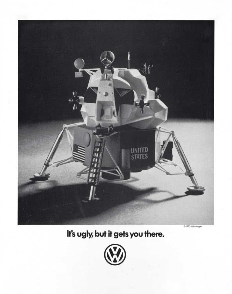 Volkswagen is an example of how to stand out from competitors using the pratfall effect