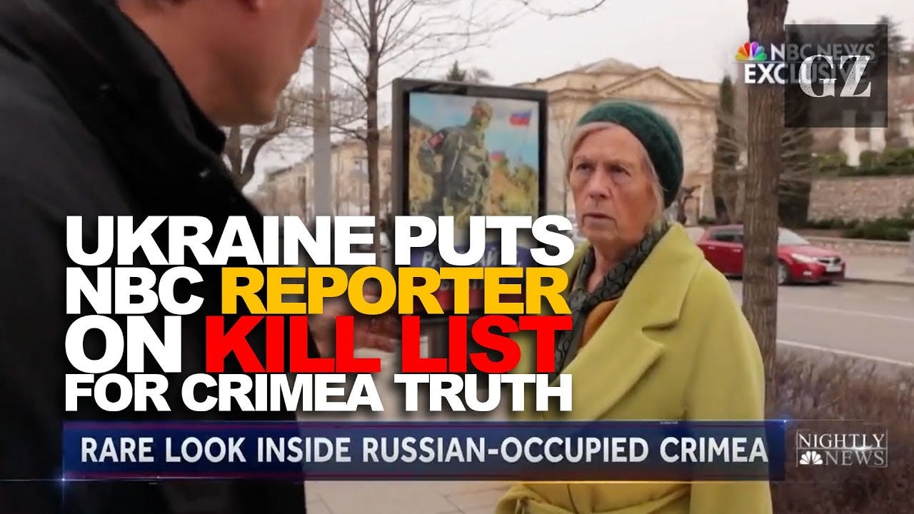 Ukraine puts NBC reporter on kill list - YouTube