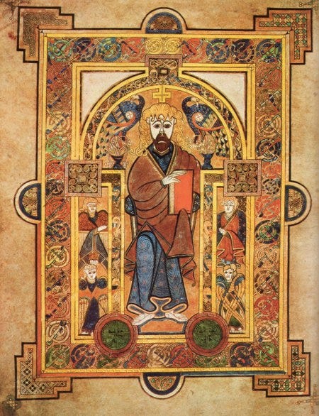 Image extraite du manuscrit de Kells