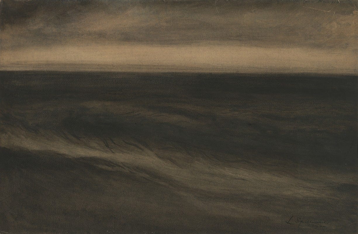 Zwarte marine by Léon Spilliaert - Artvee