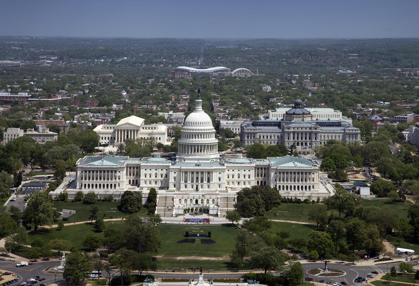 Aerial view, United States Capitol building, Washington, D.C. | Library of  Congress