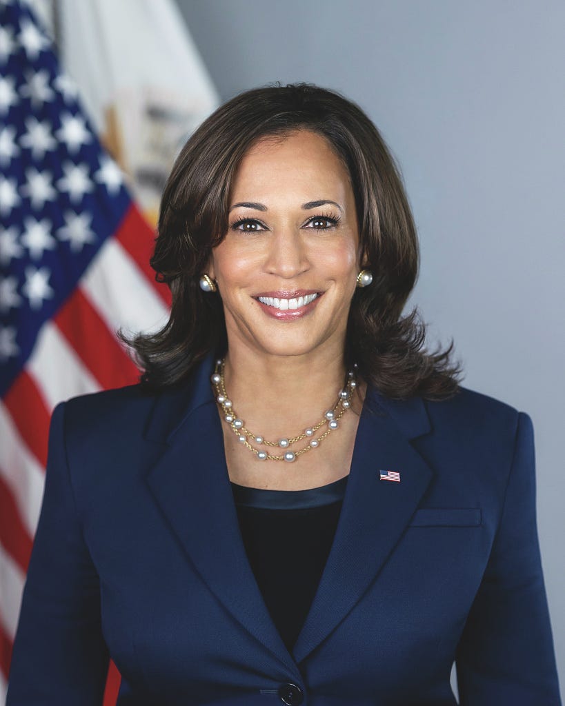 Official portrait of Vice President Kamala Harris