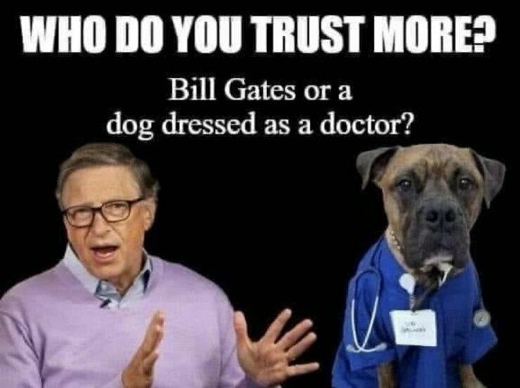 Bill Gates is not a doctor, though he sometimes plays one on TV