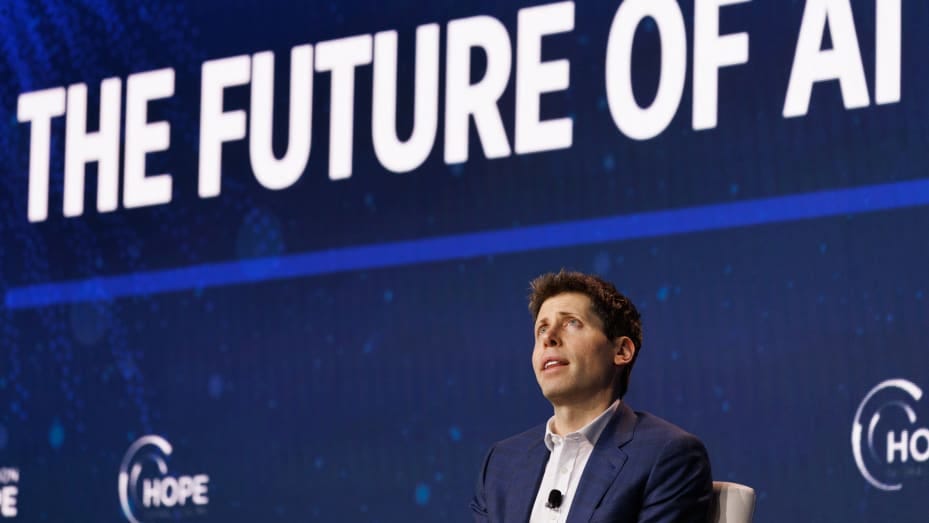 Sam Altman, chief executive officer of OpenAI, at the Hope Global Forums annual meeting in Atlanta, Georgia, US, on Monday, Dec. 11, 2023. The meeting includes over 5,200 delegates representing 40 countries aiming to reimagine the global economy so the benefits and opportunities of free enterprise are extended to everyone. Photographer: Dustin Chambers/Bloomberg via Getty Images