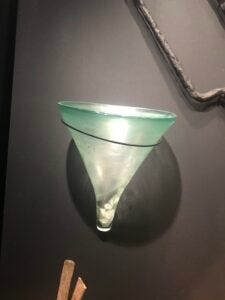 Glass beaker from the Carolingian Empire