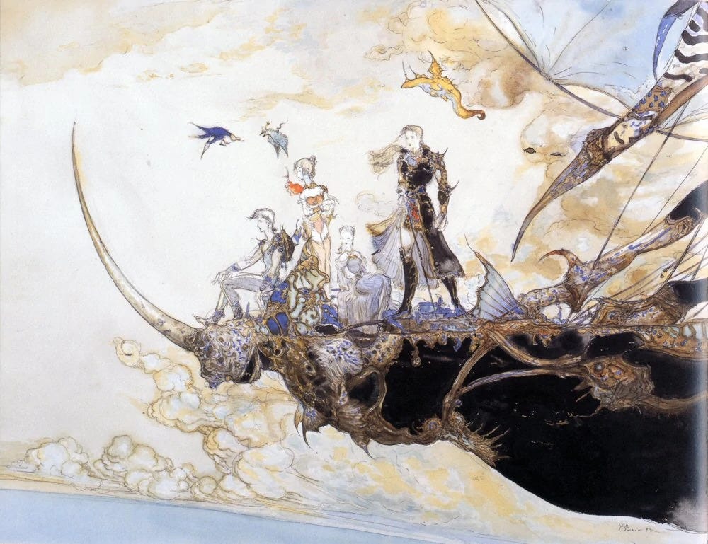 Yoshitaka Amano, Final Fantasy V