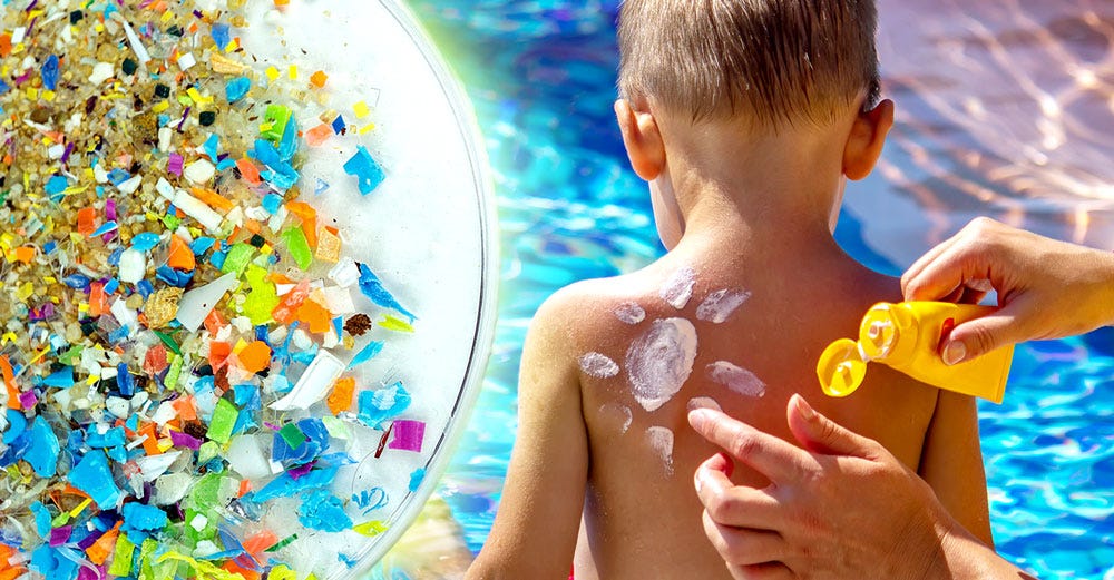 microplastics sunscreen health harm